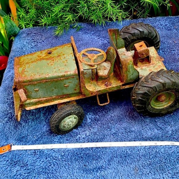 1950’s antique toy earth mover tractor and dump by Euclid Pioneer - Picture 3 of 15